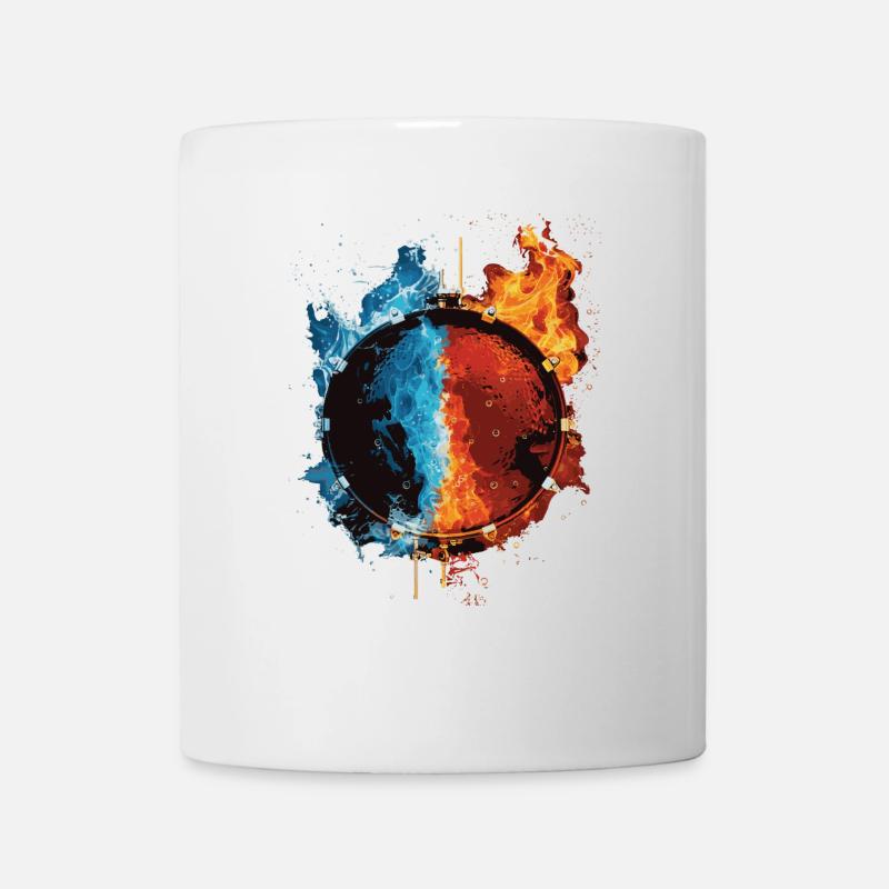 Schlagzeug - Tasse - Weiß