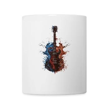 Gitarre - Tasse - Weiß - Vorne