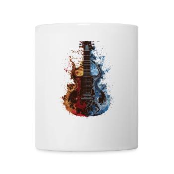 Gitarre - Tasse - Weiß - Vorne