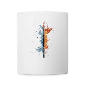 Querflöte - Tasse - Weiß - Vorne