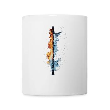 Querflöte - Tasse - Weiß - Vorne
