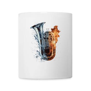 Tuba - Tasse - Weiß - Vorne