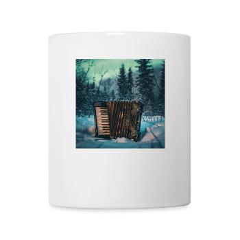 Akkordeon - Tasse - Weiß - Vorne