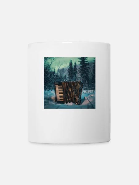 Akkordeon - Tasse - Weiß