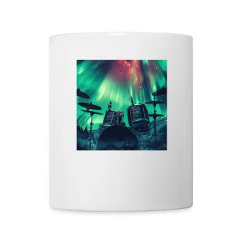 Schlagzeug - Tasse - Weiß - Vorne