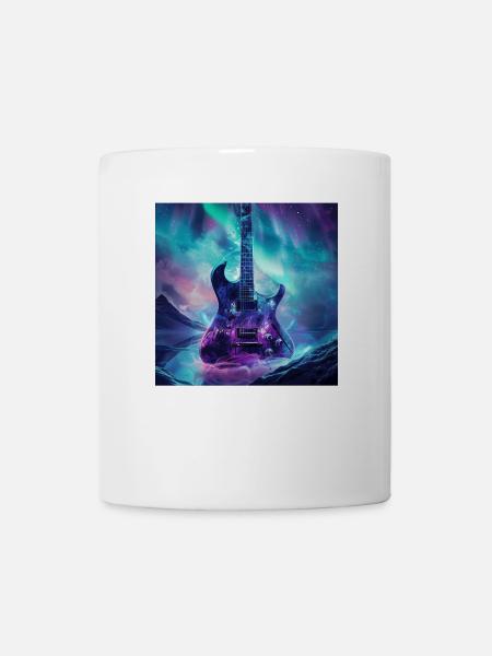 Gitarre - Tasse - Weiß