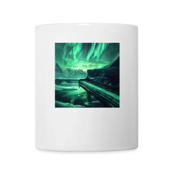 Klavier - Tasse - Weiß - Vorne