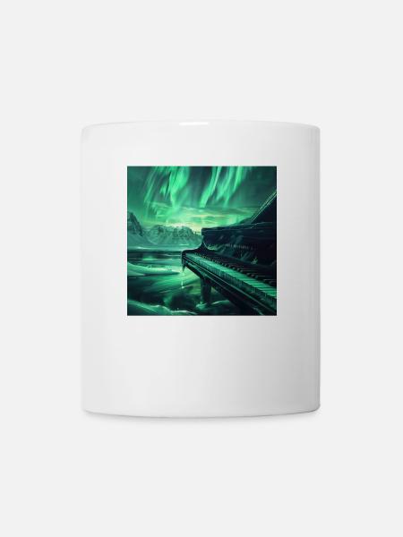 Klavier - Tasse - Weiß