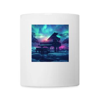 Klavier - Tasse - Weiß - Vorne
