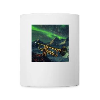 Trompete - Tasse - Weiß - Vorne