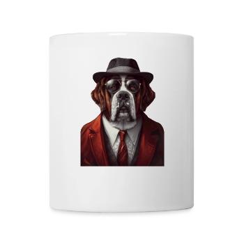 Bernhardiner - Tasse - Weiß - Vorne