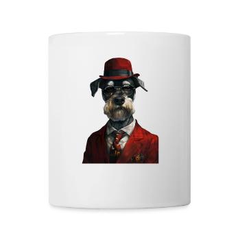 Schnauzer - Tasse - Weiß - Vorne