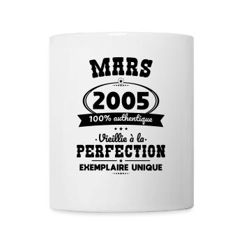 20th Anniversary - March 2005 Perfection - Mug - white - Front
