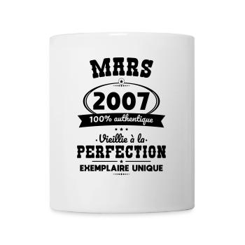 18th Birthday - March 2007 Perfection - Mug - white - Front