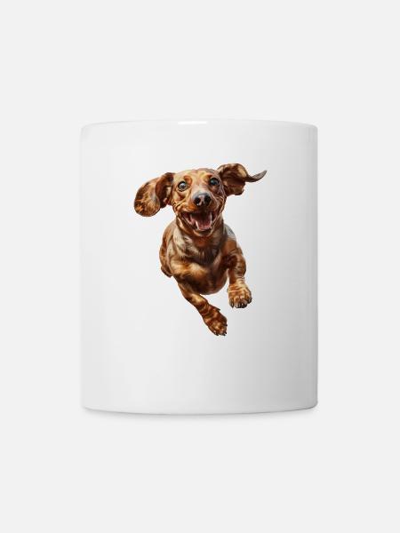 Dackel - Tasse - Weiß