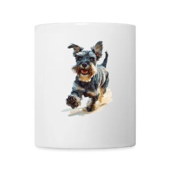 Schnauzer - Tasse - Weiß - Vorne