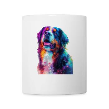 Berner Sennenhund - Tasse - Weiß - Vorne