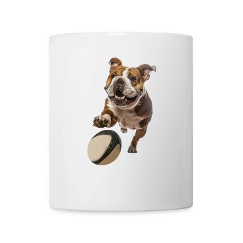 Bulldogge - Tasse - Weiß - Vorne