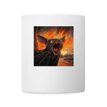 Schläger - Tasse - Weiß - Vorne