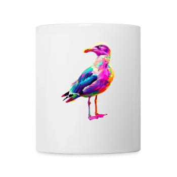 Möwe - Tasse - Weiß - Vorne