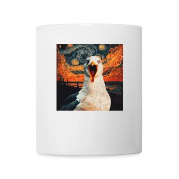 Möwe - Tasse - Weiß - Vorne