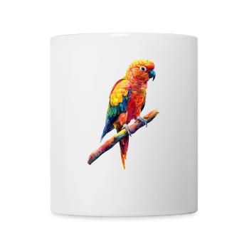 Sittiche - Tasse - Weiß - Vorne
