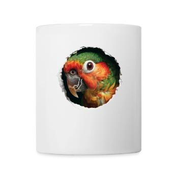 Sittiche - Tasse - Weiß - Vorne
