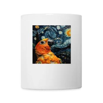 Sittiche - Tasse - Weiß - Vorne