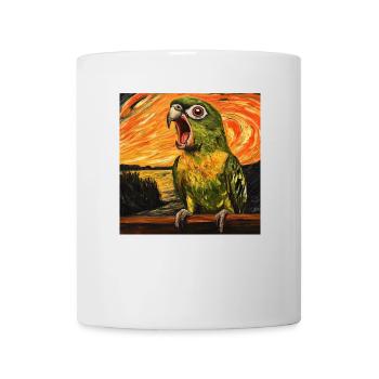 Sittiche - Tasse - Weiß - Vorne