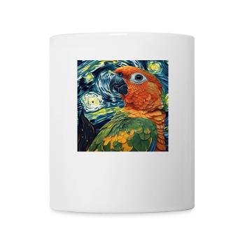 Sittiche - Tasse - Weiß - Vorne