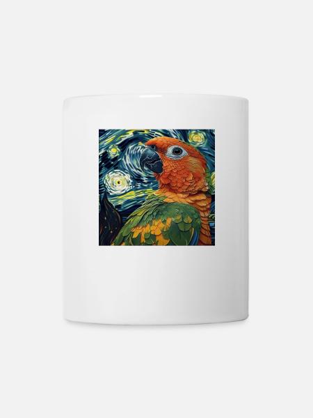 Sittiche - Tasse - Weiß