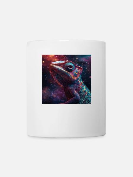 Chamäleon - Tasse - Weiß