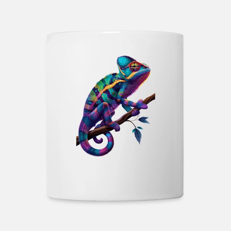 Chamäleon - Tasse - Weiß
