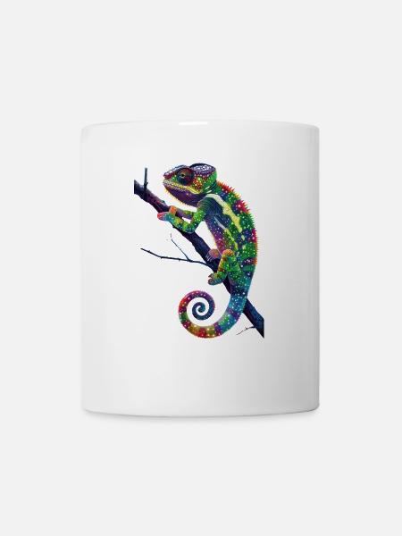 Chamäleon - Tasse - Weiß