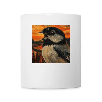 Meise - Tasse - Weiß - Vorne