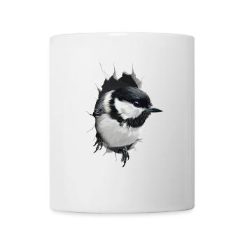 Meise - Tasse - Weiß - Vorne