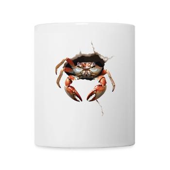 Krabbe - Tasse - Weiß - Vorne