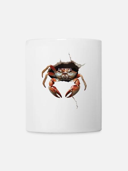 Krabbe - Tasse - Weiß