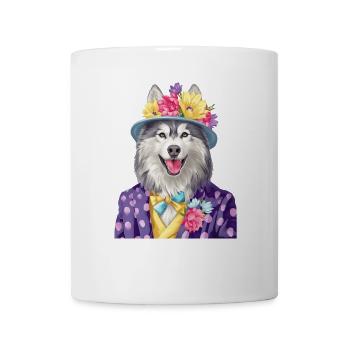 Alaskan Malamute - Tasse - Weiß - Vorne