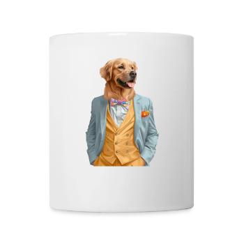 Golden Retriever - Tasse - Weiß - Vorne