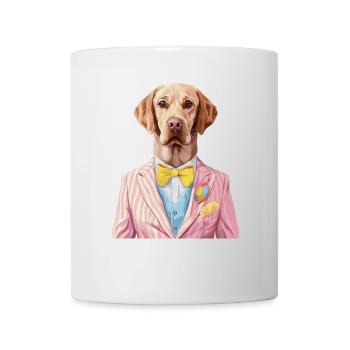 Labrador Retriever - Tasse - Weiß - Vorne