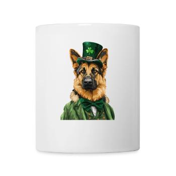 Deutscher Schäferhund - Tasse - Weiß - Vorne