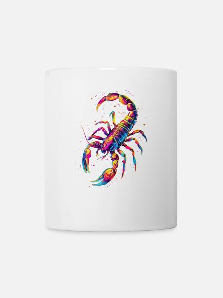 Skorpion - Tasse - Weiß