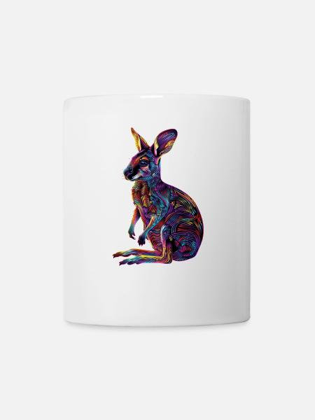 Wallaby - Tasse - Weiß