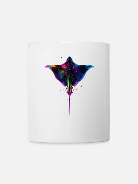 Stachelrochen - Tasse - Weiß