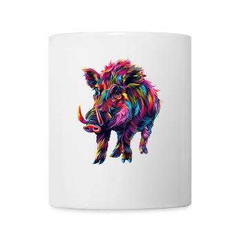 Warzenschwein - Tasse - Weiß - Vorne