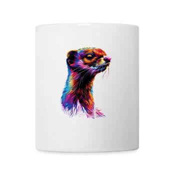 Wiesel - Tasse - Weiß - Vorne