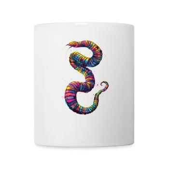 Wurm - Tasse - Weiß - Vorne