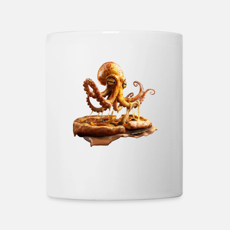 Tintenfisch - Tasse - Weiß
