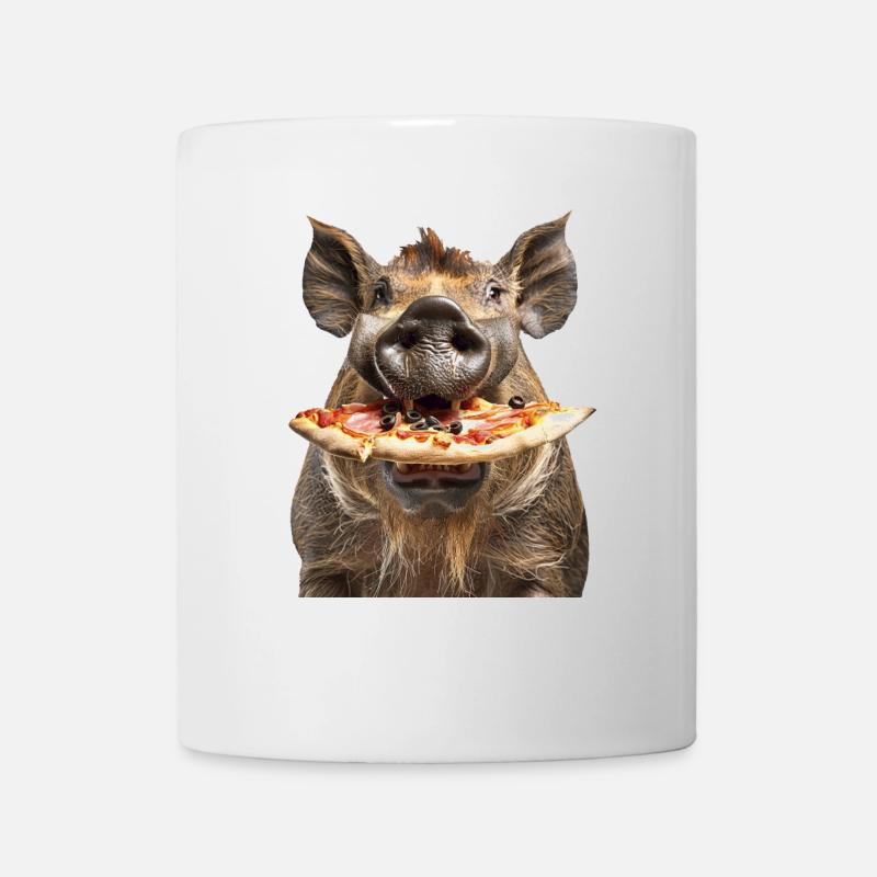 Warzenschwein - Tasse - Weiß